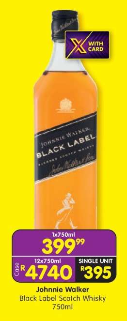 Johnnie Walker Black Label Scotch Whisky-750ml