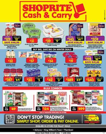 Shoprite catalogue  - 25/05/2026 - 07/06/2026.