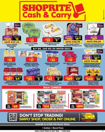 Shoprite catalogue  - 25/05/2026 - 07/06/2026.