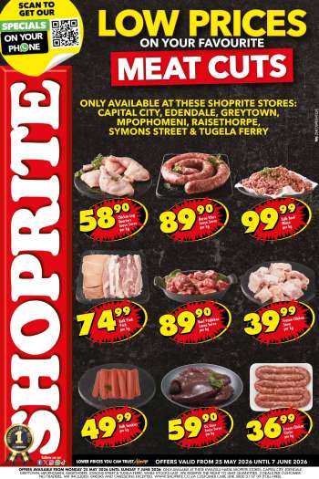 Shoprite catalogue  - 25/05/2026 - 07/06/2026.