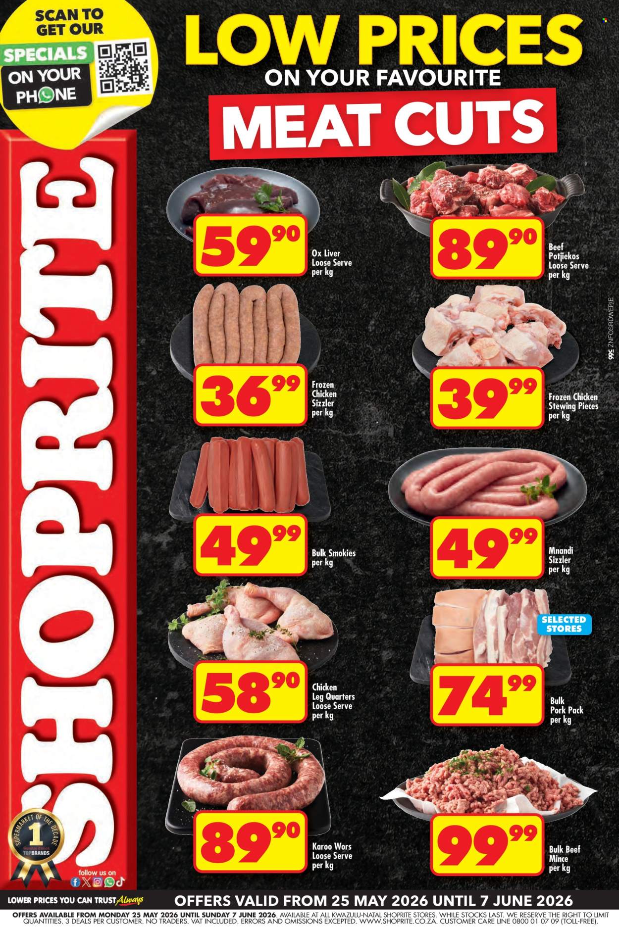 Shoprite specials - 25/05/2026 - 07/06/2026. Page 1