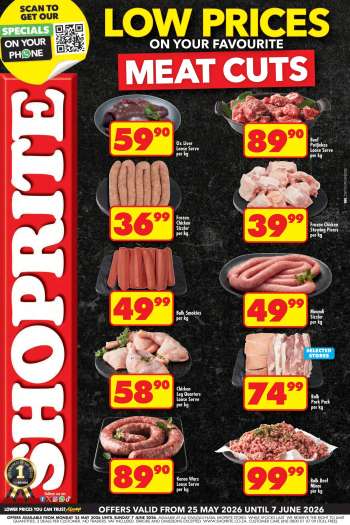 Shoprite catalogue  - 25/05/2026 - 07/06/2026.