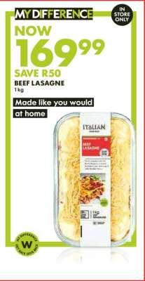 Beef Lasagne