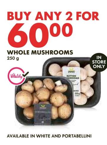 Whole Mushrooms