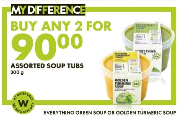 Assorted Soup Tubs