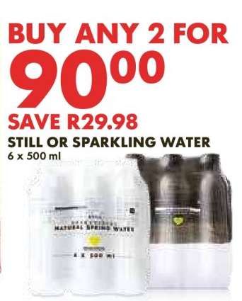 Still or Sparkling Water