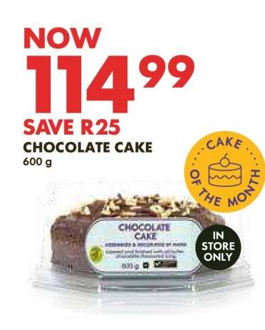 CHOCOLATE CAKE