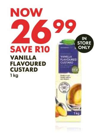 Vanilla Flavoured Custard