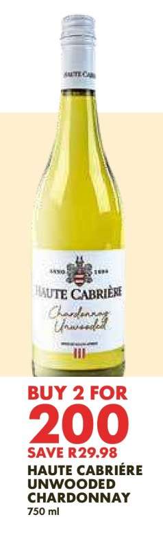 Haute Cabrière Unwooded Chardonnay