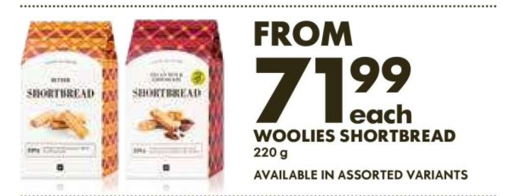 Woolies Shortbread