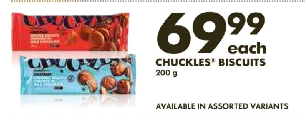 CHUCKLES® BISCUITS