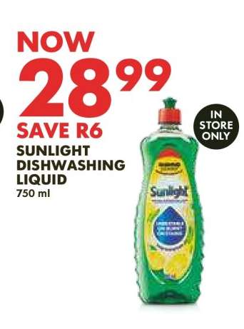 Sunlight Dishwashing Liquid