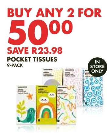 Pocket Tissues 9-Pack