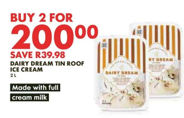 DAIRY DREAM TIN ROOF ICE CREAM