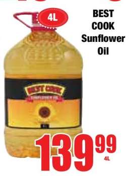 BEST COOK Sunflower Oil