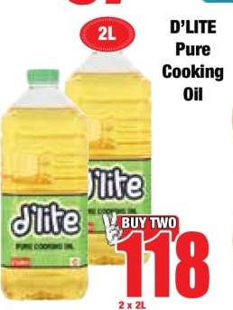 D'LITE Pure Cooking Oil