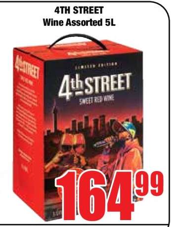 4TH STREET Wine Assorted 5L