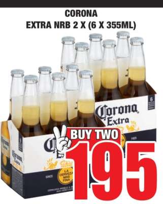 CORONA EXTRA NRB 2 X (6 X 355ML)