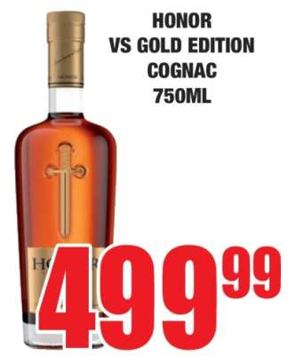 HONOR VS GOLD EDITION COGNAC 750ML
