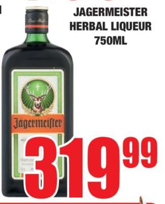 Jagermeister Herbal Liqueur 750ml