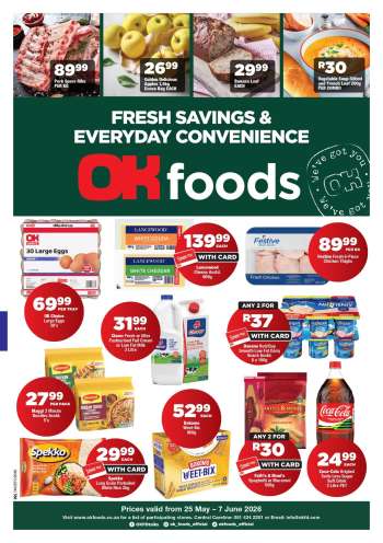 OK Foods catalogue  - 25/05/2026 - 07/06/2026.