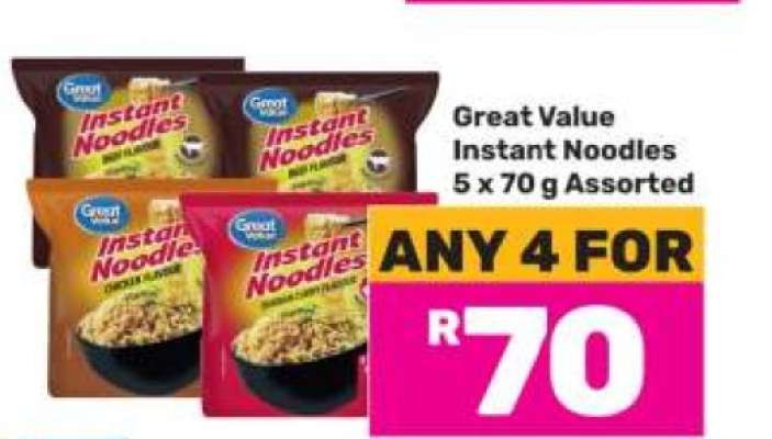 Great Value Instant Noodles