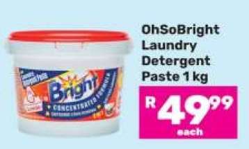 OhSoBright Laundry Detergent Paste 1 kg