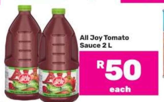 All Joy Tomato Sauce 2 L