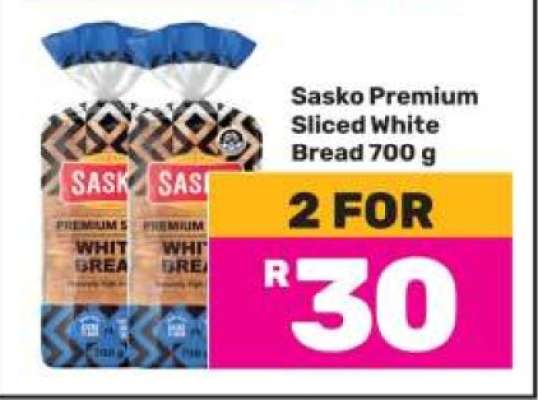 Sasko Premium Sliced White Bread 700 g