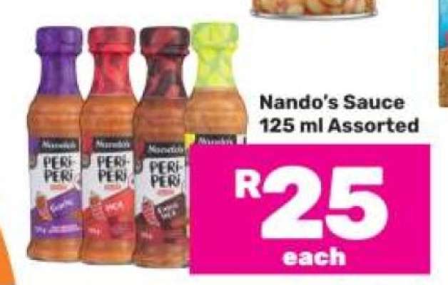 Nando’s Sauce 125 ml Assorted