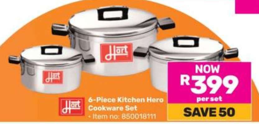 6-Piece Kitchen Hero Cookware Set