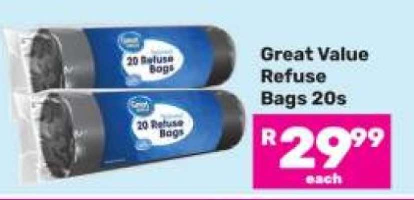 Great Value Refuse Bags-20s