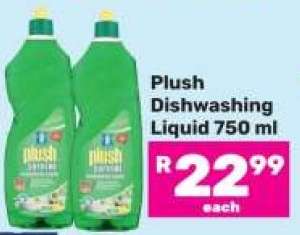 Plush Dishwashing Liquid 750 ml