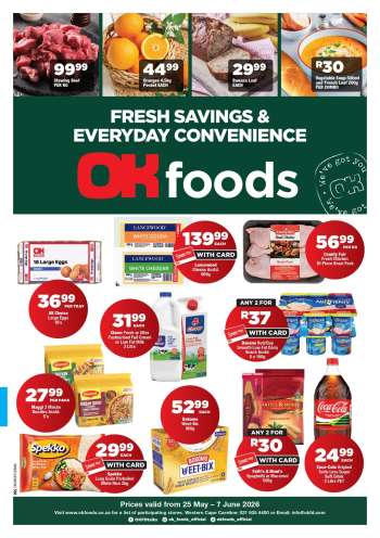 OK Foods catalogue  - 25/05/2026 - 07/06/2026.