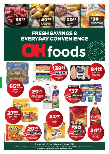 OK Foods catalogue  - 25/05/2026 - 07/06/2026.