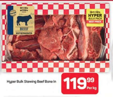 Hyper Bulk Stewing Beef Bone-in