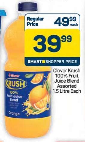 Clover Krush 100 Fruit Juice Blend