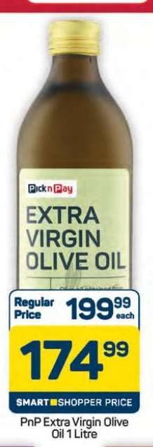 PnP Extra Virgin Olive Oil 1 Litre