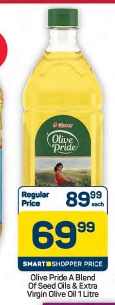 Olive Pride A Blend Of Seed Oils & Extra Virgin Olive Oil 1 Litre
