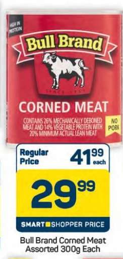 Bull Brand Corned Meat Assorted-300g