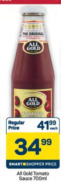 All Gold Tomato Sauce-700ml