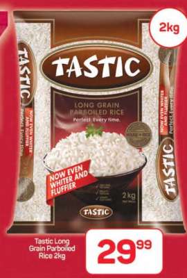 Tastic Long Grain Parboiled Rice-2kg