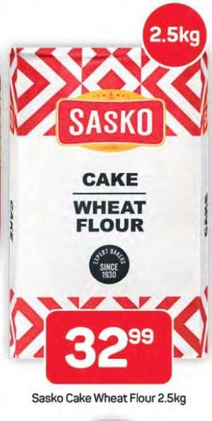 Sasko Cake Wheat Flour 2.5kg