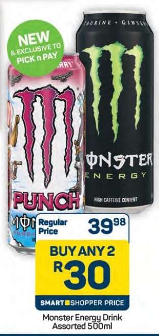 Monster Energy Drink Assorted 500ml