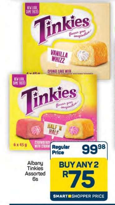 Albany Tinkies
Assorted 6s