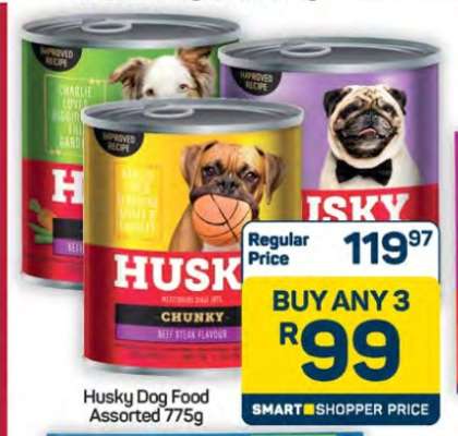 Husky Dog Food Assorted 775g