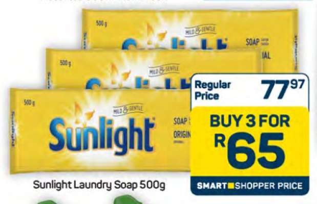 Sunlight Laundry Soap 500g