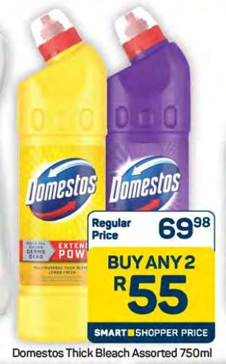 Domestos Thick Bleach Assorted 750ml
