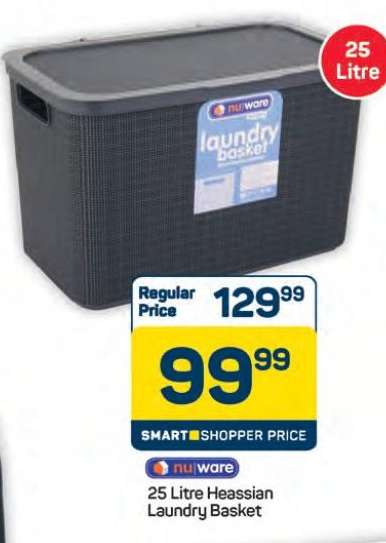25 Litre Heassian Laundry Basket