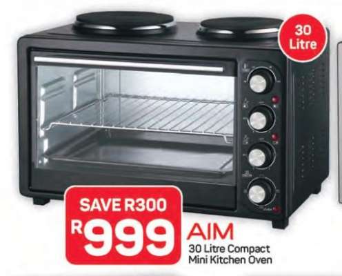 AIM 30 Litre Compact Mini Kitchen Oven